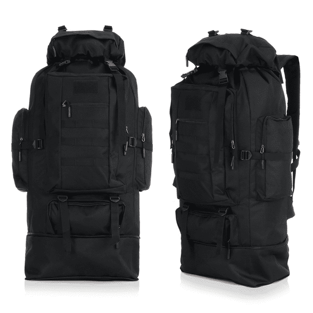 70L/80L/100L Rucksack Luggage Bag Large Backpack Travel Hiking Military Tactical